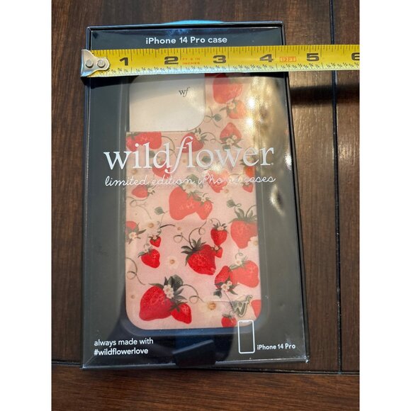Wildflower Limited Edition iPhone 14 Pro Case - Strawberry Pattern - Picture 6 of 7